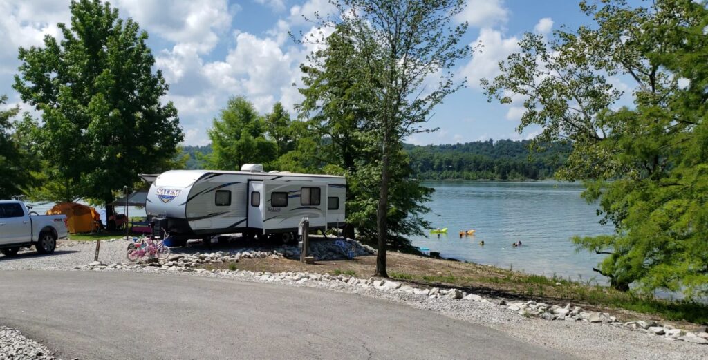 Mourardier Campground at Nolin Lake