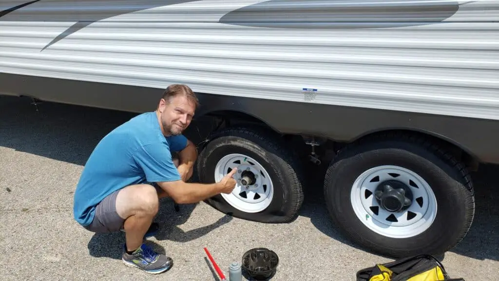 RV Tire Blow Out