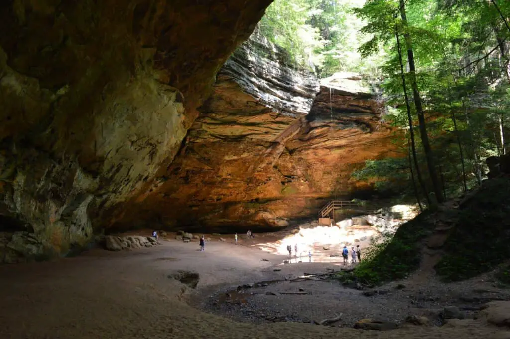 Ash Cave in Hocking Hills Ohio