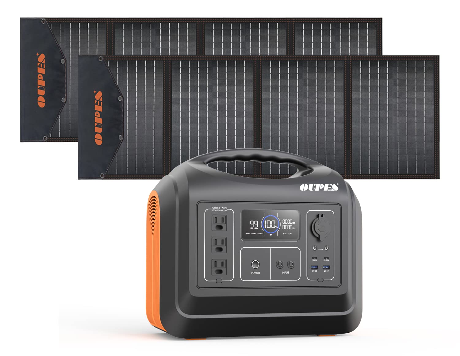 OUPES 1800W Portable Power Station